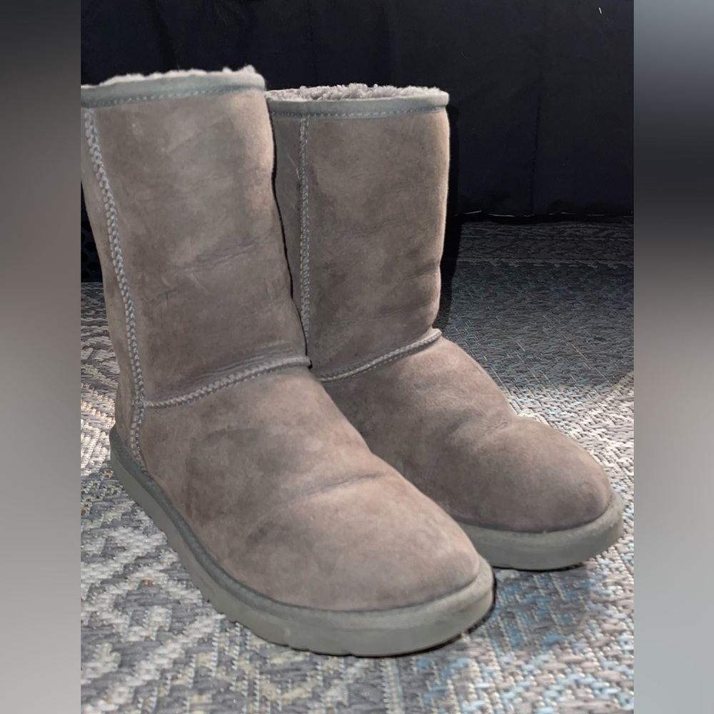 Gray Short UGG Boots
